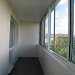 Остекление балконов и лоджий  с использованием алюминиевых конструкций (PROVEDAL),остекление ПВХ - тёплый балкон 